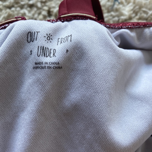 URBAN OUTFITTERS one piece swimsuit BURGUNDY SIZE XS - Picture 6 of 6